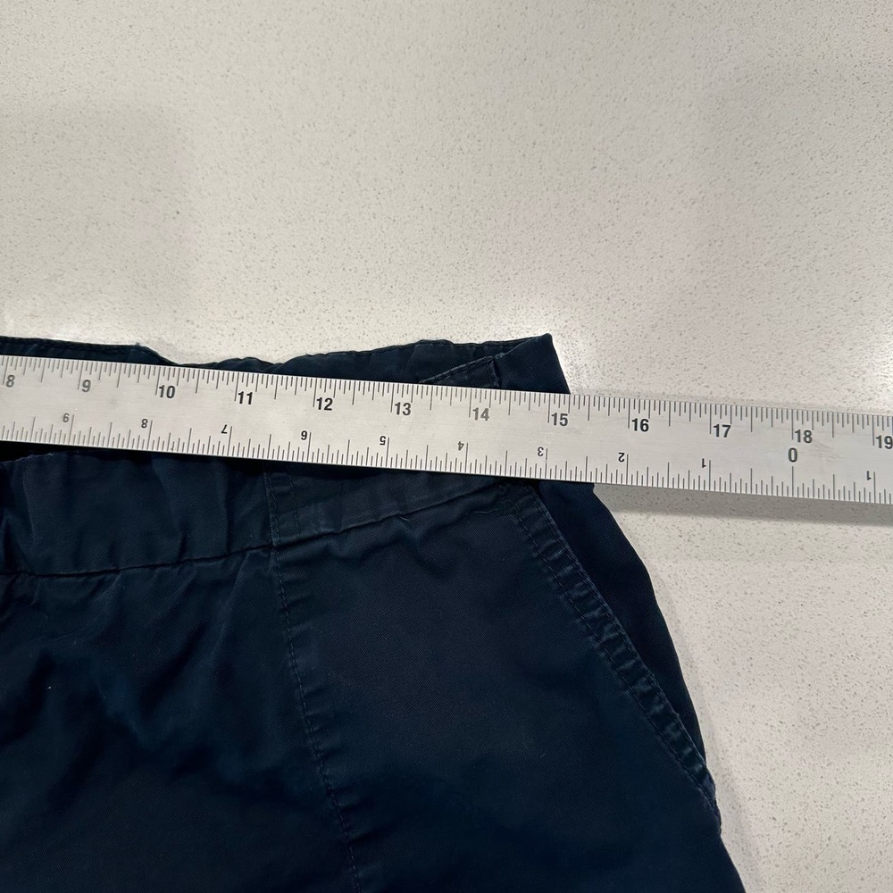 CAbi #252L Step Out Trouser Navy Blue Chino Pants Wide Leg Size 4 - Picture 8 of 10